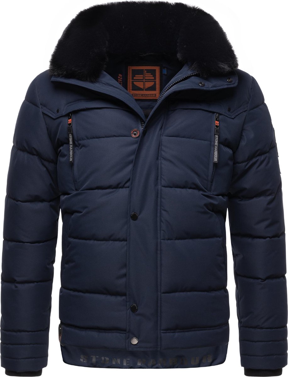 STONE HARBOUR heren winterjas Witaas