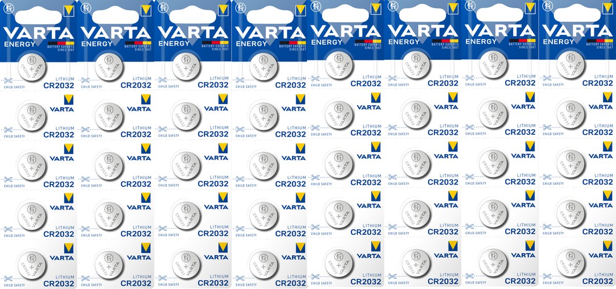 Varta Knoopcel batterij Energy CR2032 40 stuks