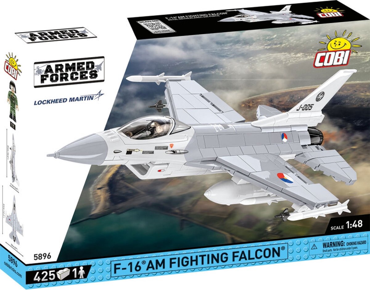 COBI Armed Forces - F-16AM Fighting Falcon Constructiespeelgoed thumbnail 2