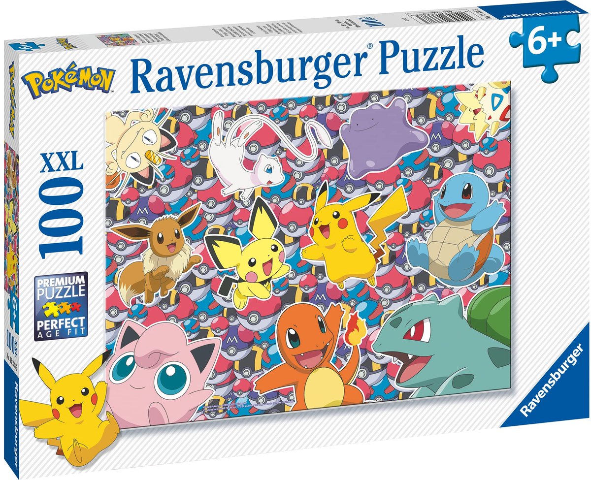 Ravensburger puzzel Pokemon - Legpuzzel - 100 XXL stukjes — afbeelding 5
