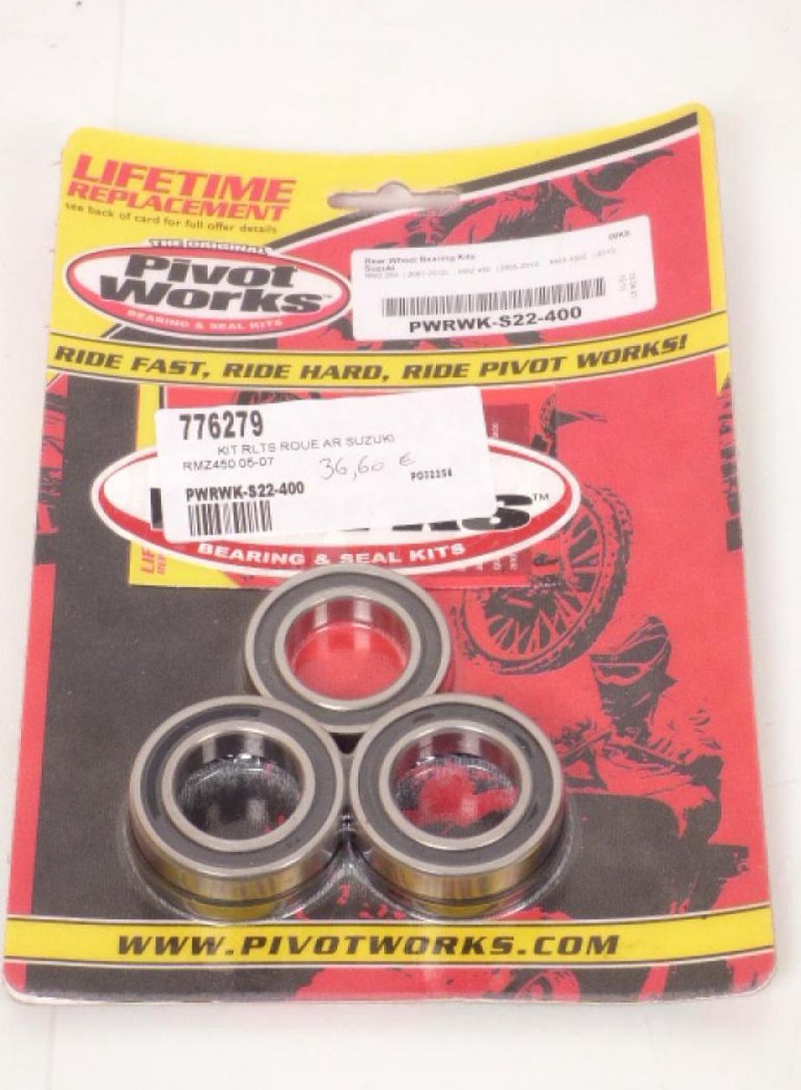 Achterwiellager voor Suzuki 450 RMZ motorfiets, bouwjaar 2005 t/m 2024, Ø 25 x 42 x 9 mm, nieuw