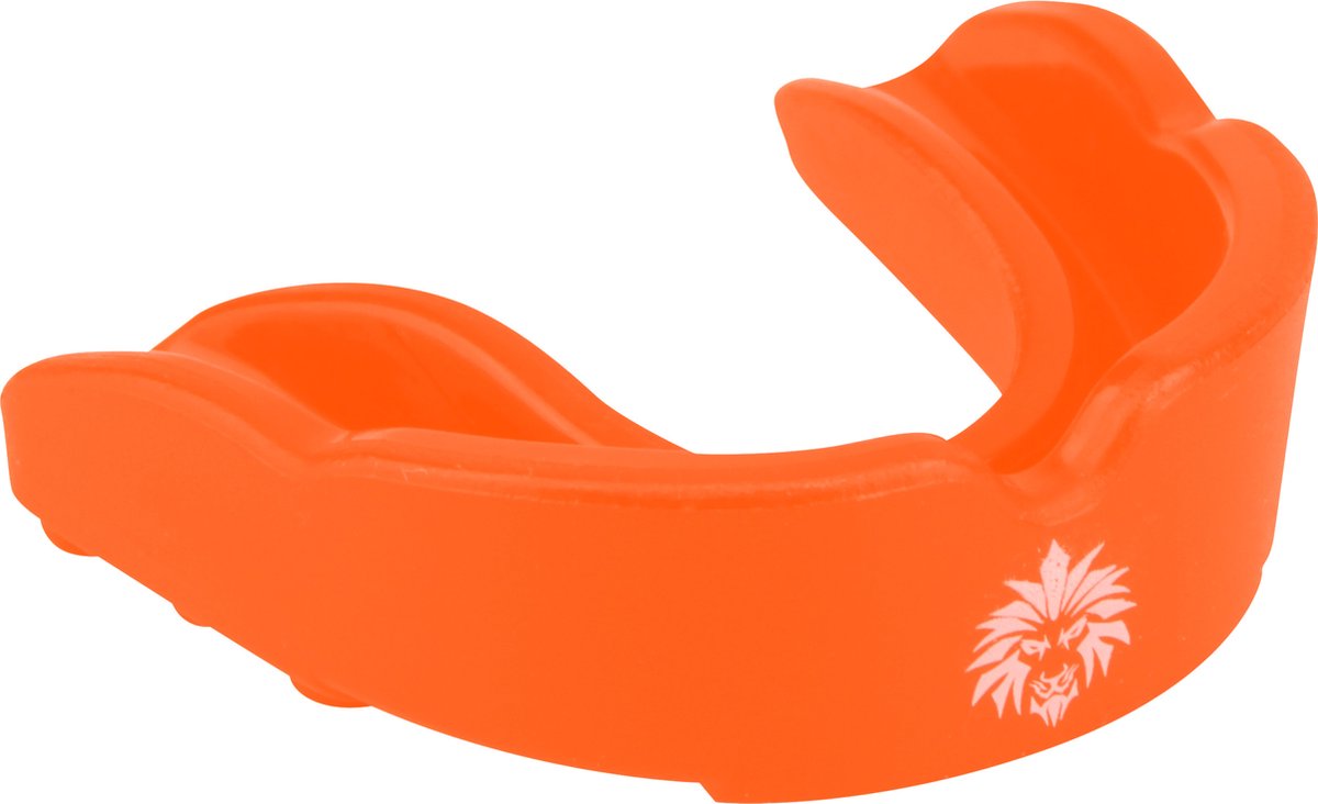 ORCQ Gebitsbeschermer - Mouthguard voor Boksen, Kickboksen en Hockey - Gebitsbeschermer voor de Jeugd/Junioren - Bitje met opbergdoosje - Oranje