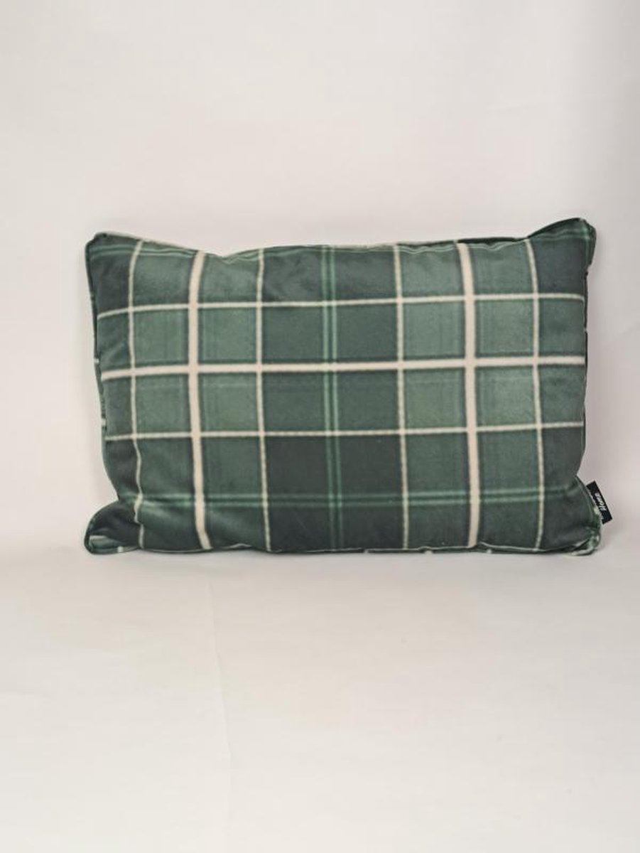 Madison sierkussen 60x30cm Block Green