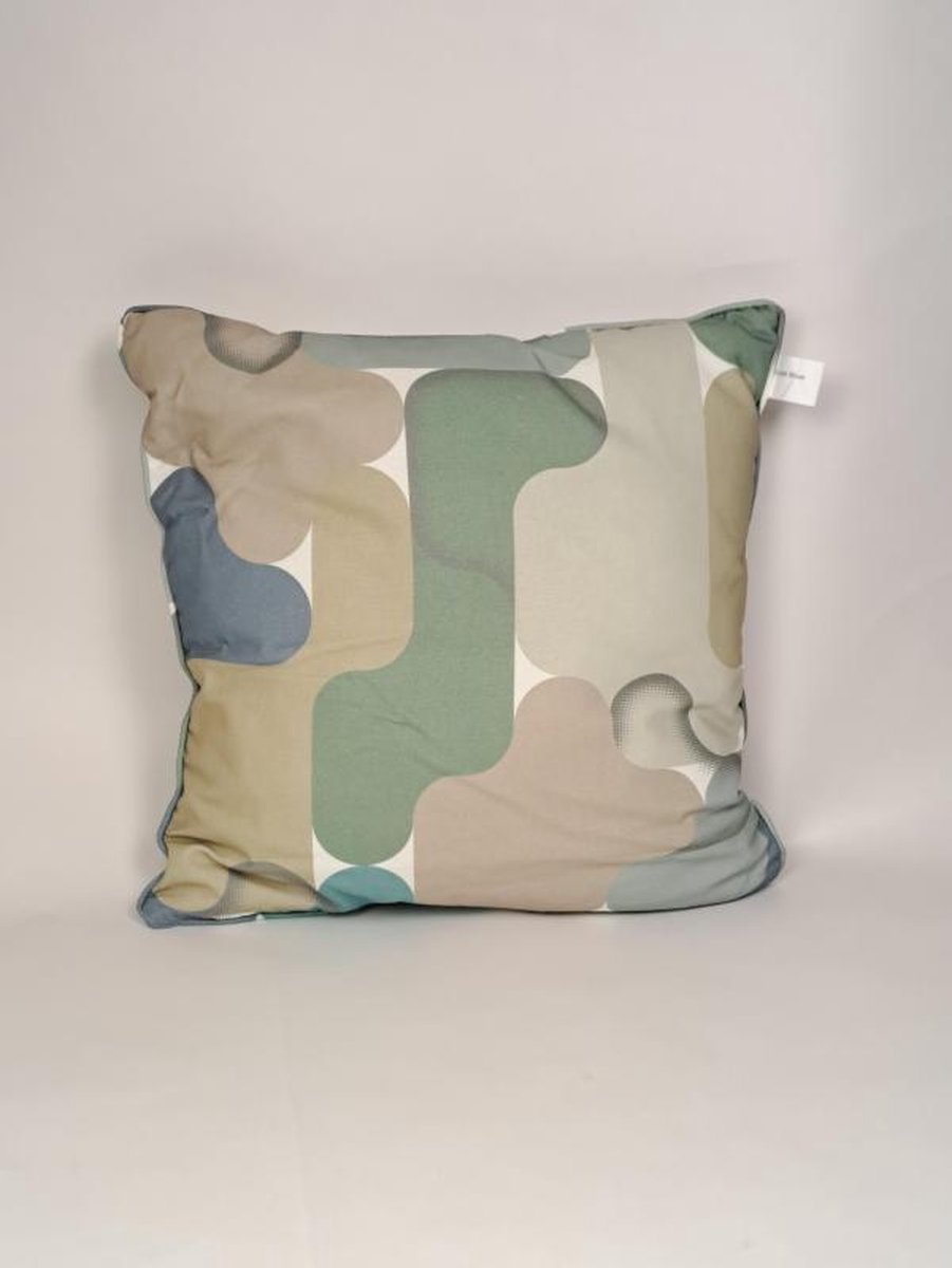 Madison Home Madison sierkussen 50x50cm Grafi Blue Blauw