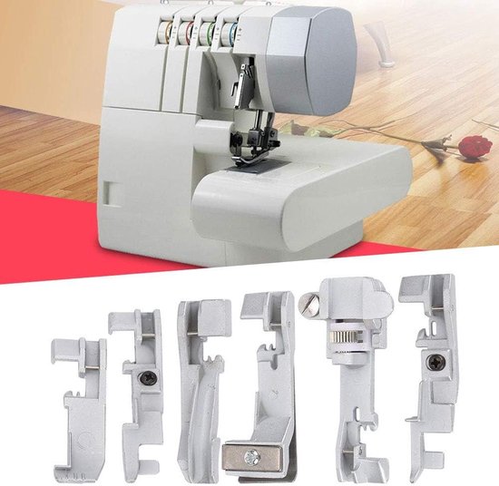 Huishoudelijke naaivoetaccessoire, 32-delige/set metalen naaivoetaccessoireset voor Singer en andere multifunctionele naaimachine naaivoet