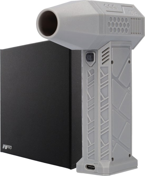 Ticfox Turbo Soplador De Hojas Inalámbrico, 35000RPM Portátil Storm Turbo Ventilador de Aire violento Ventilador de Aire inalámbrico Secador de Pelo para Jardín, Coche, Patio
