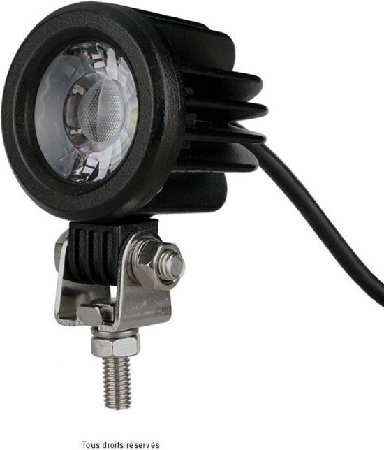 Extra koplamp ronde projector LED 12V 10W 900 lumen Optisch voor motorfiets — afbeelding 3