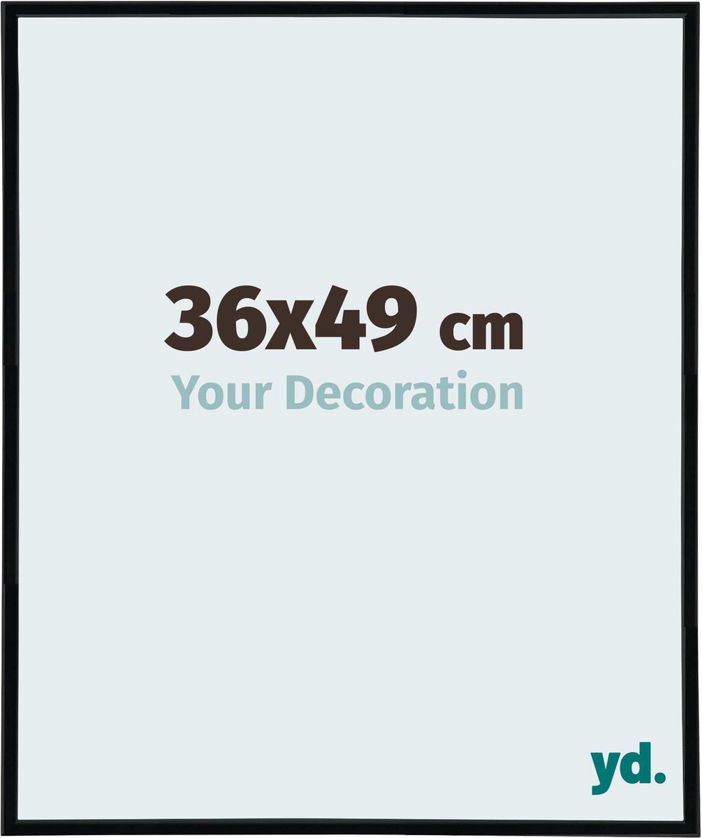yd. Your Decoration - Fotolijst 36x49 cm - Kunststof - Zwart Mat - Annecy