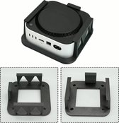 SmarThuis - Houder geschikt voor Mac Mini M4/M4 Pro 2024 - onder-bureau montage & VESA bevestiging - exclusief montagemateriaal - sterk en veelzijdig