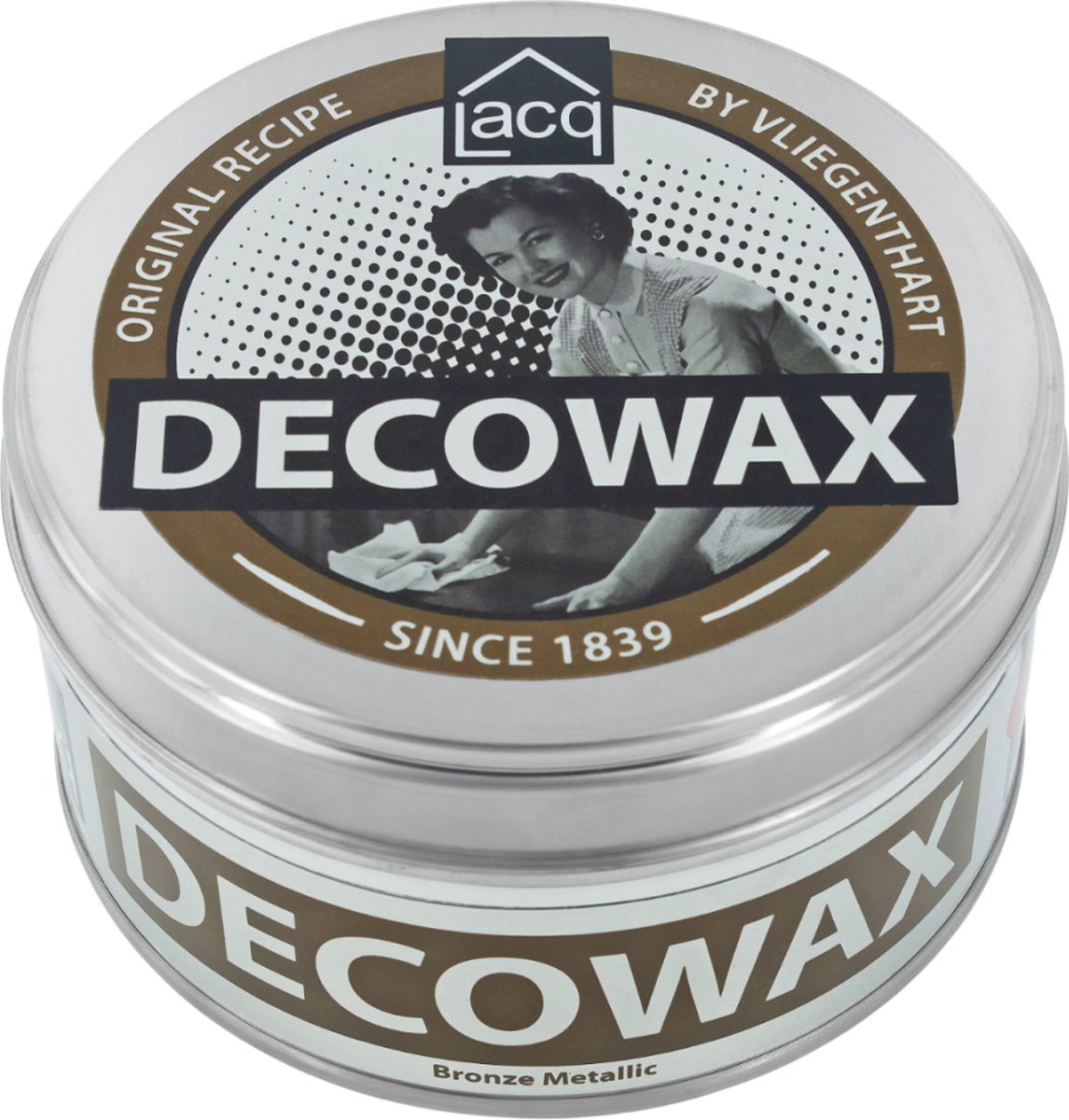 Lacq Decowax Bronze Metallic - Decoratieve Interieurwas - Wax- 370 ML - Hout- Vloeren - Meubels