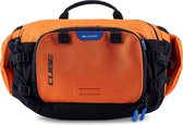 Sac Hip Cube Vertex 3 X Actionteam - 3 L - Sac banane - Sac de vélo - Sac ergonomique - Accessoires de vélo - Léger - Oranje