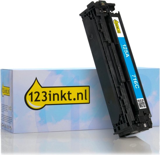 123inkt huismerk vervangt HP 125A (CB540A) toner zwart | bol