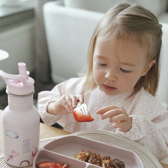 J. Børn Slabbetje Lange Mouwen met Brede Opvangbakpe (6 maanded - 2 jaar) - Peuter Kliederschort - Verfschort - Baby Slabber / Schort - Mouwslab - Mouwslabber (Bloemen) van J. Børn — afbeelding 2