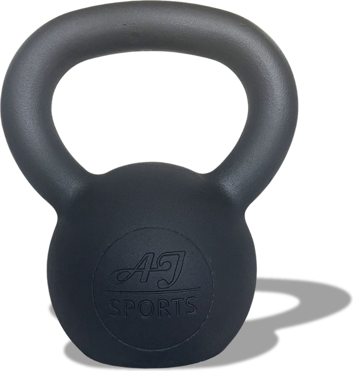 Bol.com AJ-Sports Kettle Bell Pro Gietijzer 20kg - Kettlebell - Gewichten - Krachttraining - Zwart - Fitness - Geschikt voor Cro... aanbieding