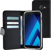 Azuri walletcase magnetic closure & cardslots - zwart - Samsung Galaxy A3 2017