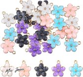 CTEAKOP 100 Stuks Bloemkralen Voor Het Maken Van Sieraden Vergulde Bloembedels Kersenbloesem Kralen Acryl Bloemenkralen Voor Ambachtelijke Armban~p178444448