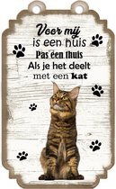 Tableau de sorts Chat marron-noir