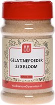 Poudre de gélatine 220 Bloom | Épandeur 200 grammes | Van Beekum Specerijen