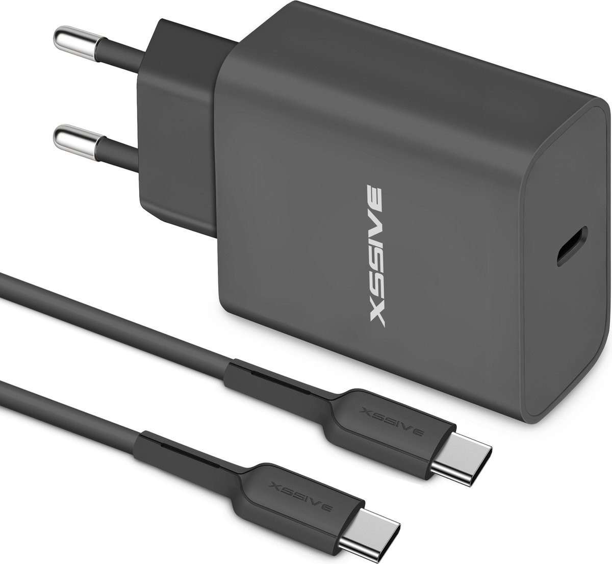 25W Power Adapter met USB-C Kabel 1 Meter - Super Fast Charging 2.0 - Geschikt voor Samsung Galaxy Telefoon en Tablet