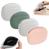 Mini sac organisateur 4 pièces, organisateur d'écouteurs en Silicone, petit sac de rangement, Mini boîte à clés, organisateur de câbles USB