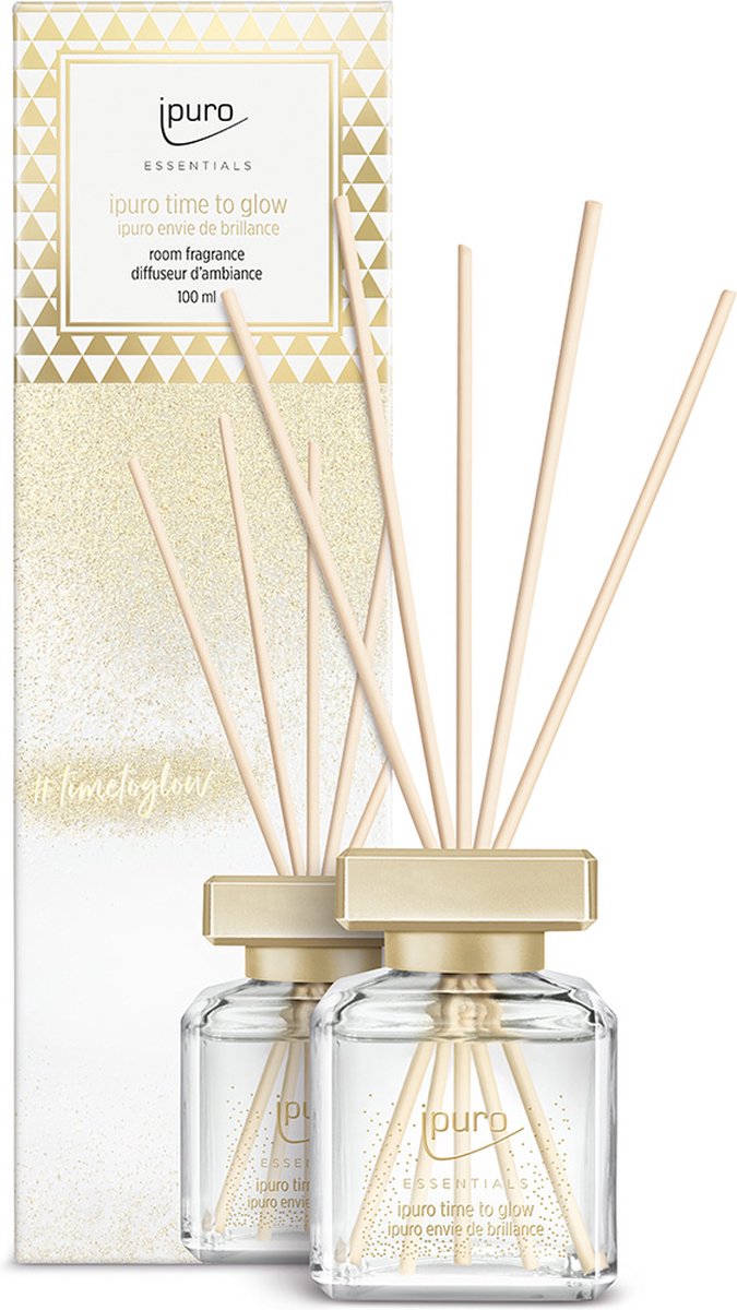 Bol.com Ipuro Essentials Geurstokjes - Time to Glow - 100 ml aanbieding