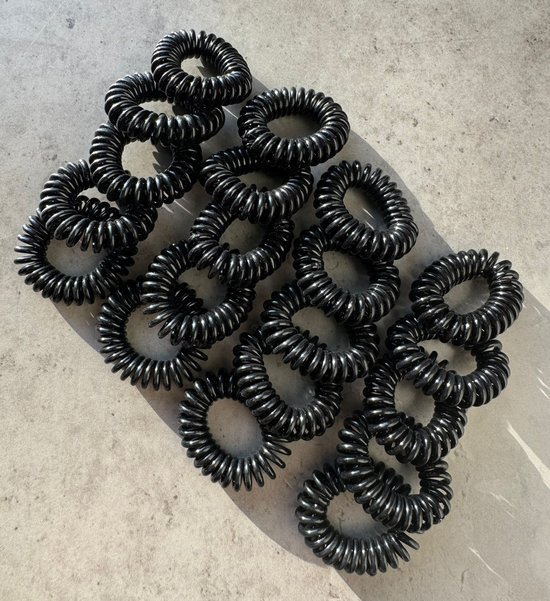 Elastiekjes rubber zwart - 500 stuks