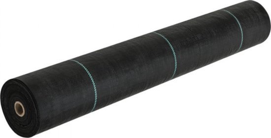 vidaXL Worteldoek 4x25 m polypropeen wit, worteldoek, gronddoek, geotextiel doek, anti worteldoek, antiworteldoek, onkruid doek, onkruidvlies