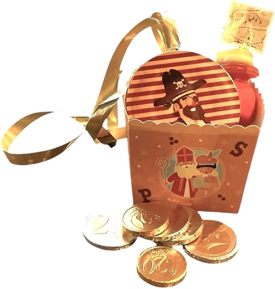Sinterklaas - Chaussure en chocolat - Snoep - Pirate - Emballage cadeau