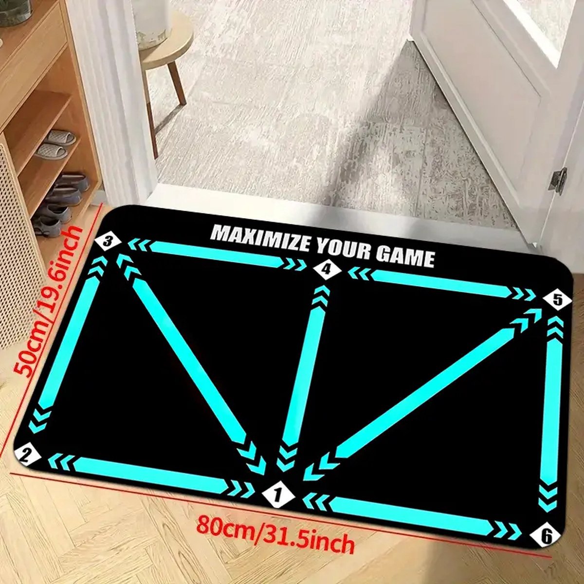 Voetbalmat - Voetbal Tapijt - Voetbal Trainingsmat - Voetbal mat - 50x80cm - Dribbelmat - Voetbal trainingsmateriaal - Voetbal Spullen