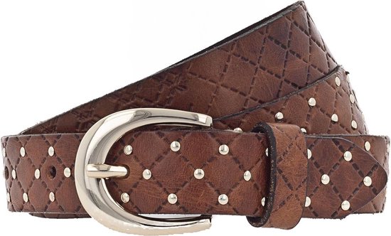 Cintura LLOYD Pelle Marrone Cognac W160 | Design Tedesco Elegante
