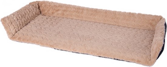 Petlando Vensterbank kussen met rand - kleur cappuccino beige Waves