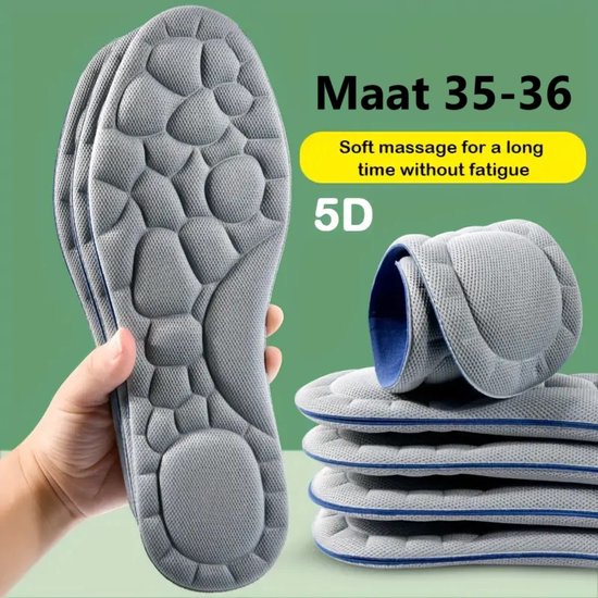 5D Nano Inlegzolen I Foam Zolen I Inlegzolen Voor
