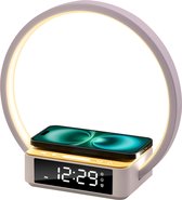 Wake up light - Digitale Licht Wekker - met Draadloze Oplaadfunctie