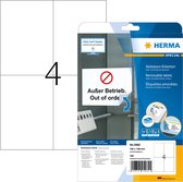 Étiquettes Herma blanches 105x148 amovibles SuperPrint 100 pcs.