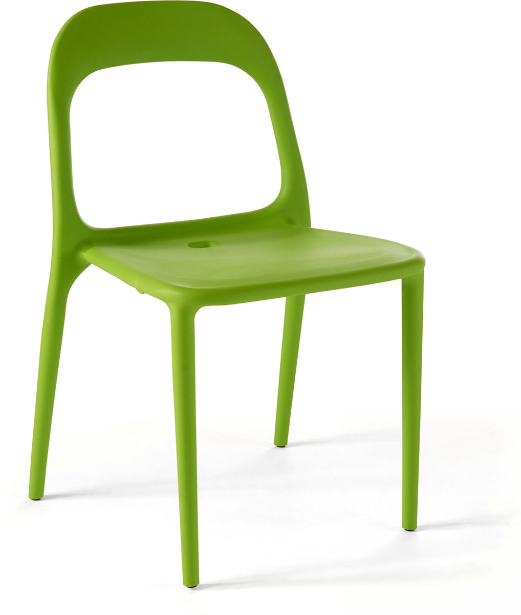 Oviala - Groene plastic tuinstoel - Milan