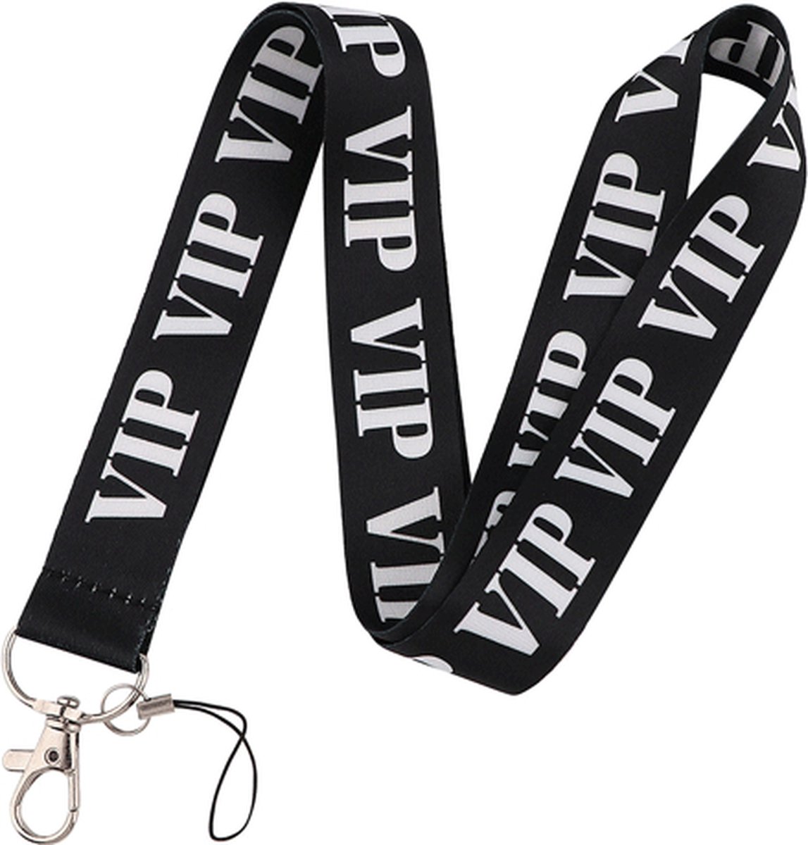 Travel Cords - Keycord VIP - stevig lanyard - sleutelhanger - sleutelkoord - met telefoonkoord - sleutels