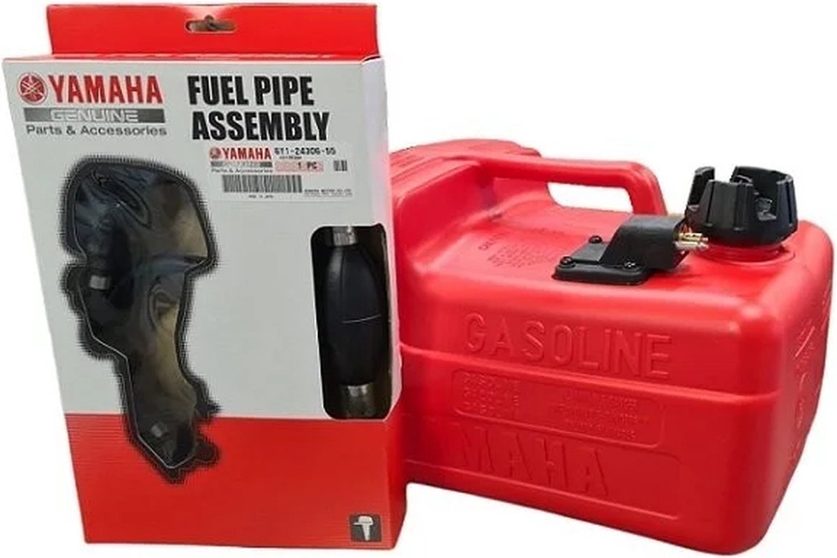 Yamaha brandstof / benzine tank 12l + slang