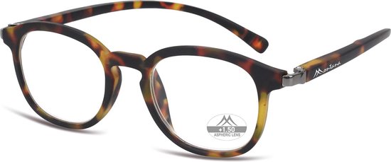 Montana MNR4A leesbril met lange poten Tortoise +1.00 - Hangend - Nek