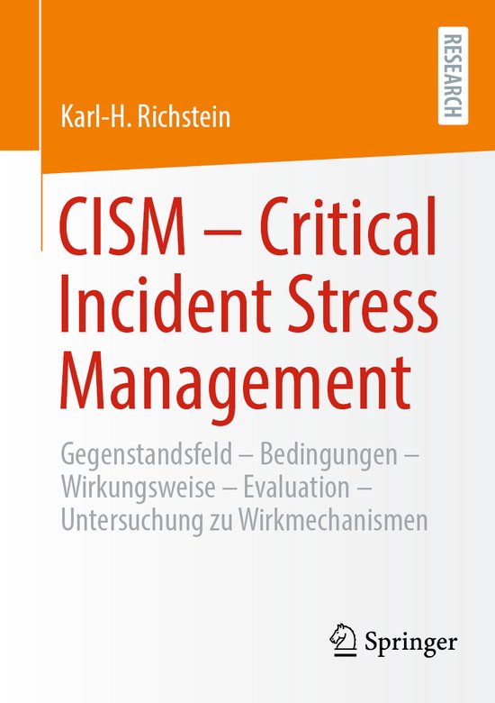 CISM - Critical Incident Stress Management - cover
