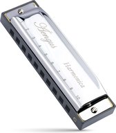 Harmonica Swan Do majeur - Blues Harp C - argenté