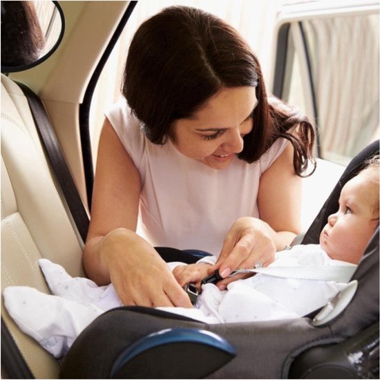 Baby Autospiegel voor Achterbank - 360° Verstelbare Veiligheidsspiegel - Brede Kijkhoek voor Auto - Veilig Rijden met Baby in Achteruitkijkspiegel van Merkloos — afbeelding 4