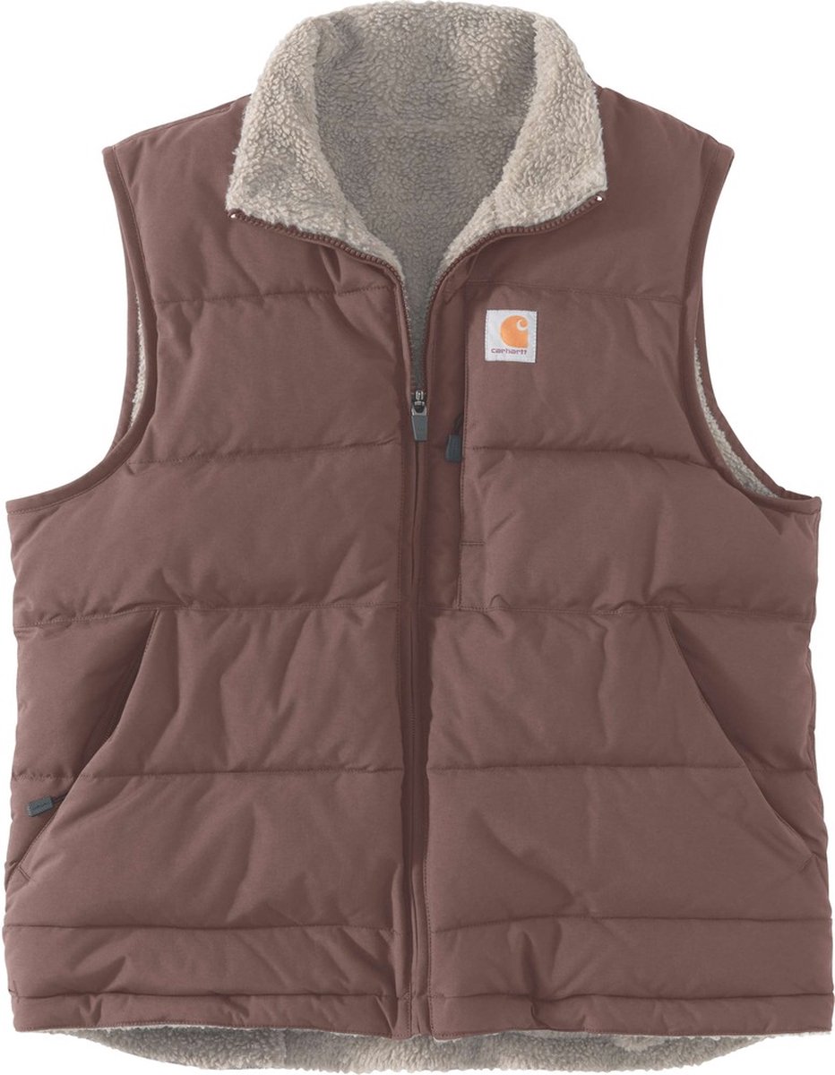 Carhartt Damen Weste Relaxed Midweight Utility Vest Nutmeg-L Bruin