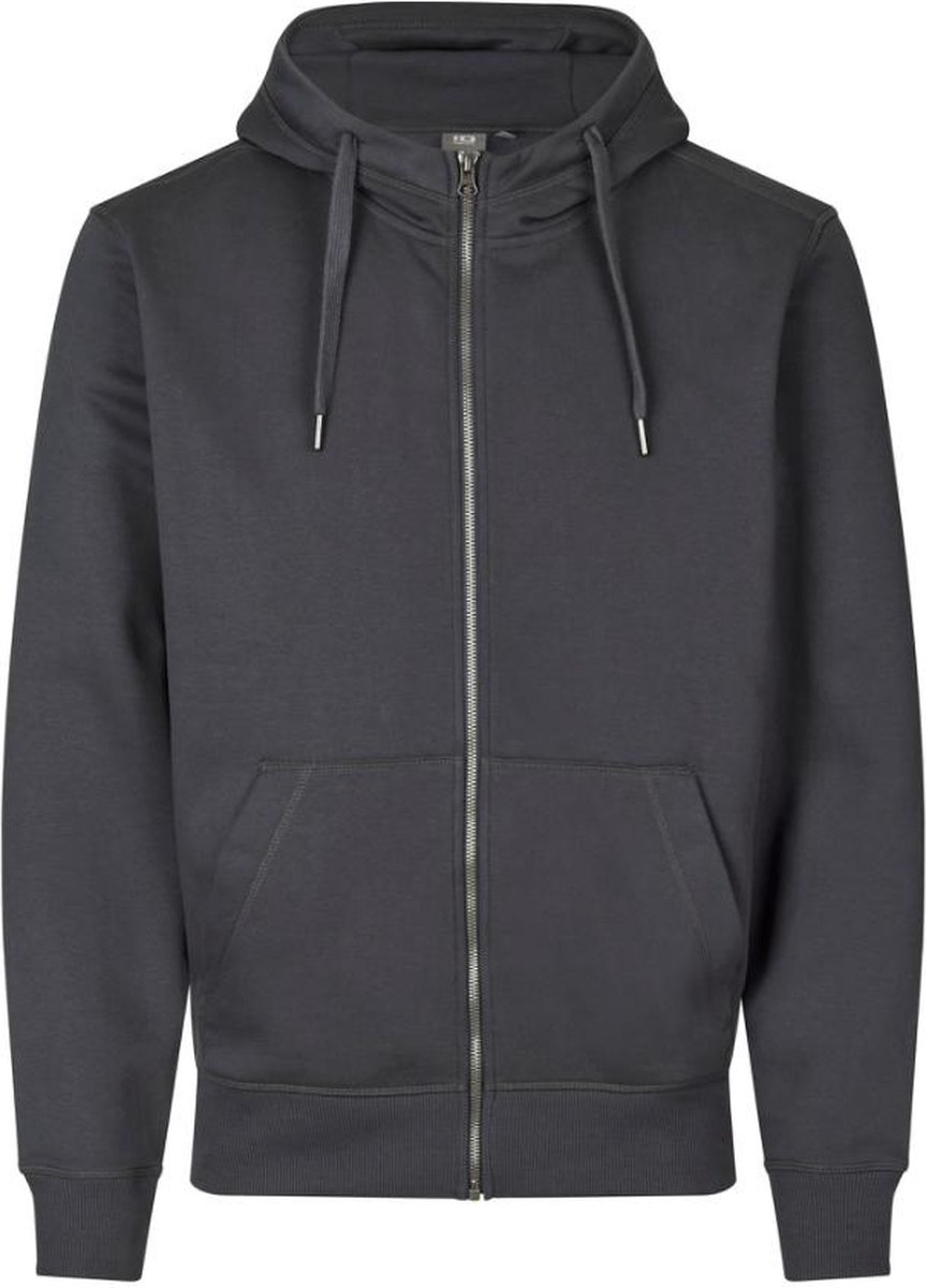 ID-Line 0638 Hooded Cardigan CharcoalXXL