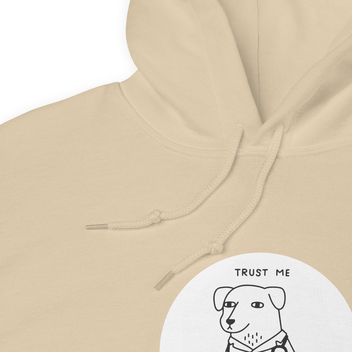 Hoodie Sweater | I'm A Dogtor | Hond | Honden | Grappig | fun - Maat XXL - Trui - Kleding - Beige - Unisex - Katoen - Polyester - Capuchon - Lange mouw - Steekzakken — cadeau in Mode & Accessoires - foto 7