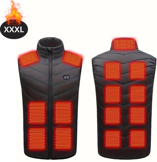 Nivard Heated Bodywarmer - Bodywarmer électrique - Gilet chauffant - Veste - Vêtements - Rechargeable - Homme - XXXL