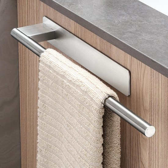 Handdoek stang Badkamer Handdoekhouder Opvouwbaar Handdoekenrek RVS handdoek rek met haken Handdoekhouders (Grootte : 50cm