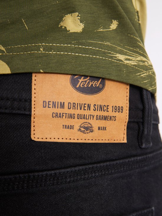 Petrol Industries - Jean coupe droite Starling pour homme - Zwart - Taille W30L32