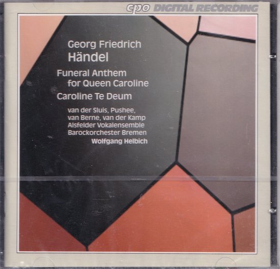 Funeral Anthem for Queen Caroline - Georg Friedrich Händel - Alsfelder Vokalensemble en Barockorchester Bremen o.l.v. Wolfgang Helbich