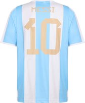 Messi Argentinie Voetbalshirt Thuis - Voetbalshirts Kinderen - Jongens en Meisjes - Sportshirts -eren Volwassenen - Heren en Dames - Maat 140