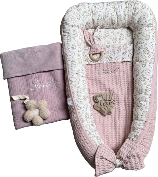 Babynestje - Comfykids - Roze - Takjesprint - Oeko-tex - Comfortabel + GRATIS dekentje